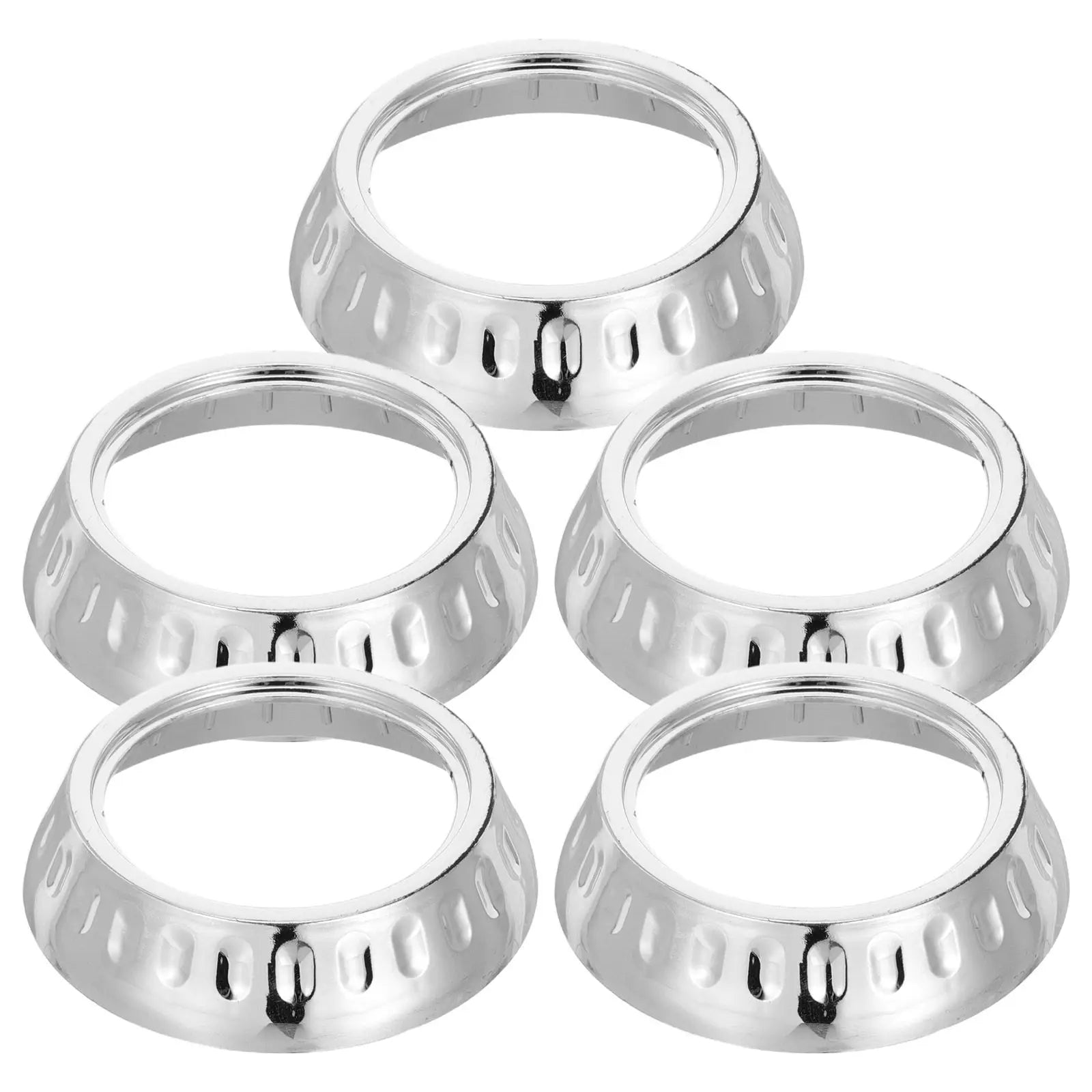 5Pcs Bar Stool Base Disc Cover Round Plastic Decorative Trim Shroud Replacement Spare Part for Pedestal Chairs Kitchen Bar Peaceful Pleasures Health and Wellness Default Title