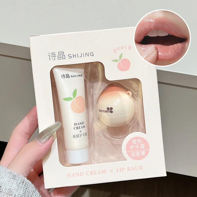 Hand Cream & Lip Balm Set – Moisturizing Combo for Dry Skin