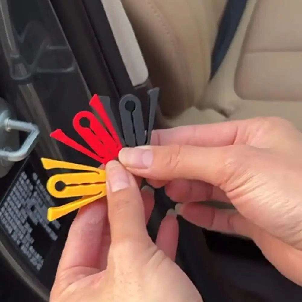 4pcs Universal Car Door Lock Damping Silicone Cover & Cushioning pad Noise Reduction Shock-Absorbing Pad Protector For Car Door Peaceful Pleasures Health and Wellness