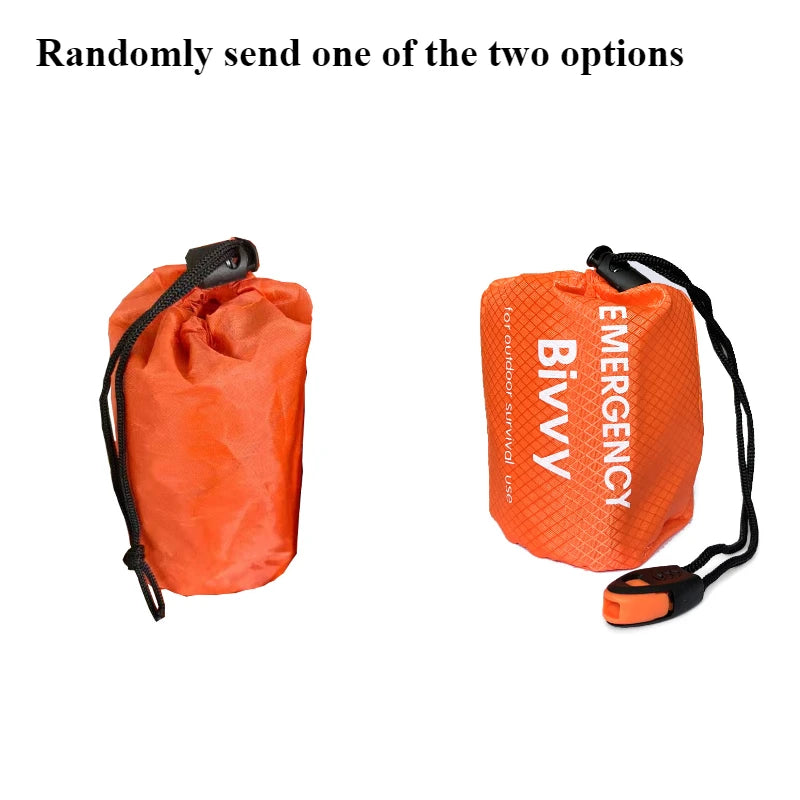 Emergency Mylar Survival Sleeping Bag | Thermal EDC Camping Gear Emergency Survival Bag Peaceful Pleasures Health and Wellness 1pc