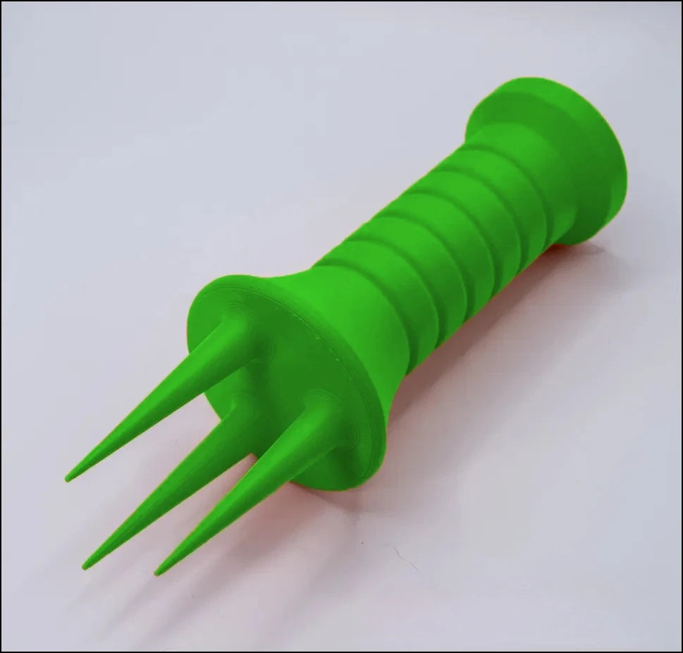 Ergonomic 3D Printed Soil Aerator Manual Hand Tiller & Cultivator
