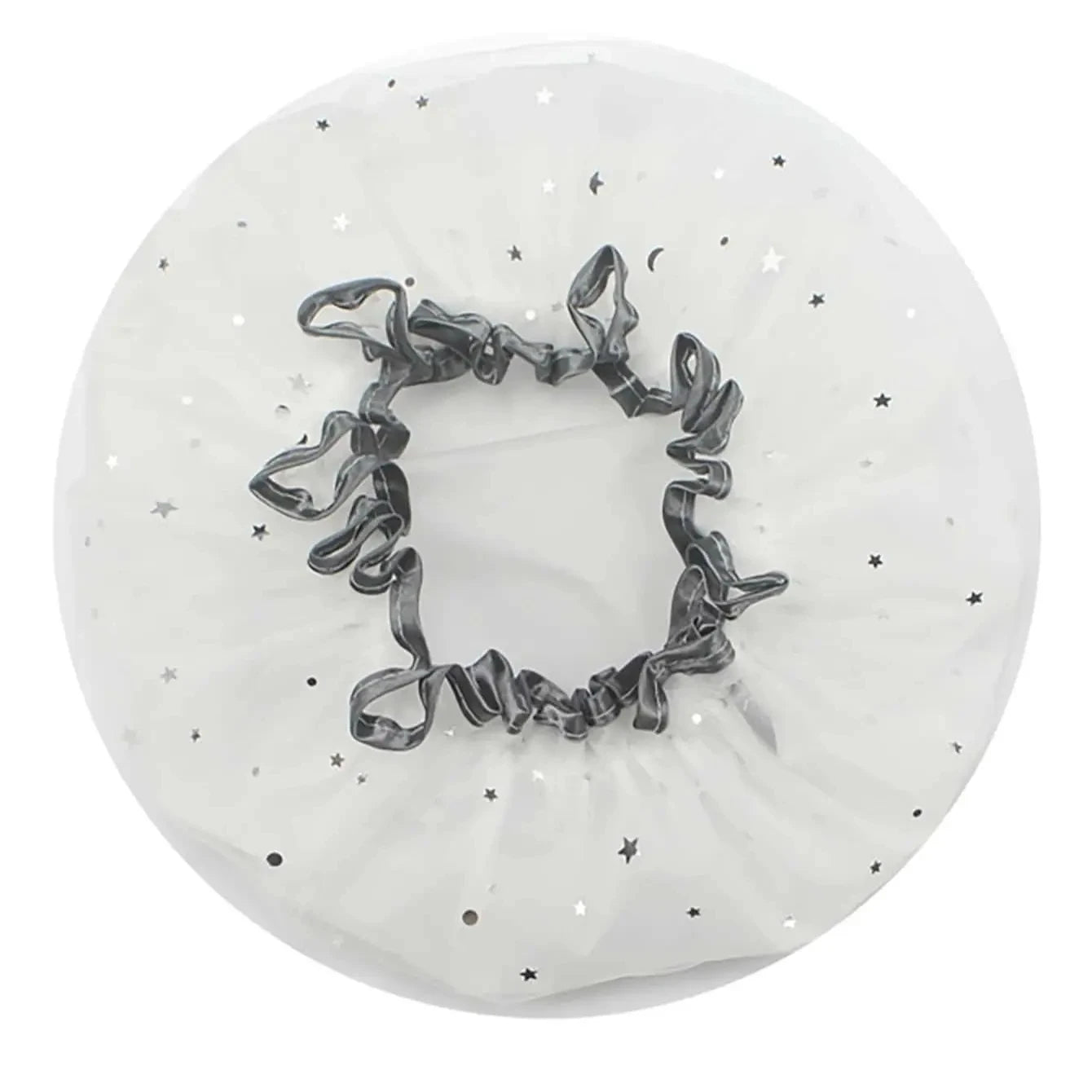 Waterproof Double-Layer Shower Cap Starry Sky Design Fashion Reusable Bathing Hat Kitchen Oil-proof Sanitary Hat Peaceful Pleasures Health and Wellness