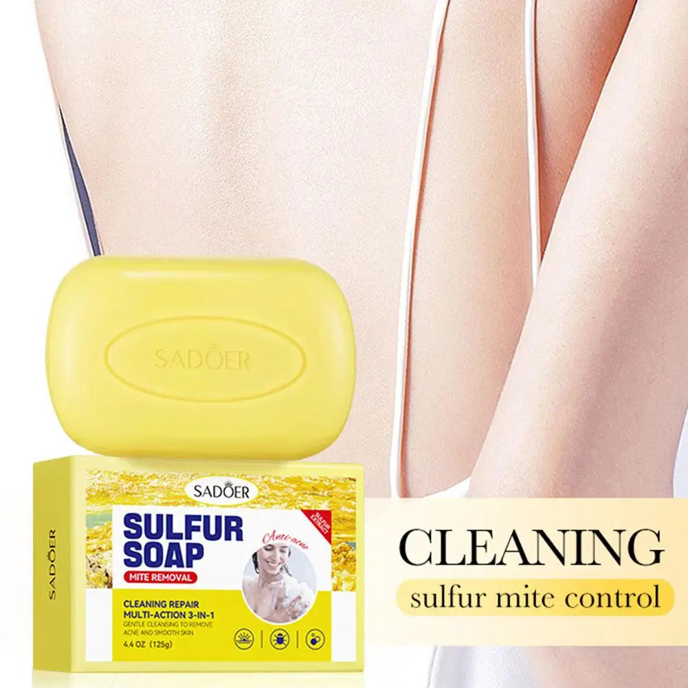 SADOER Sulfur Facial & Body Soap – Oil Control & Clear Skin