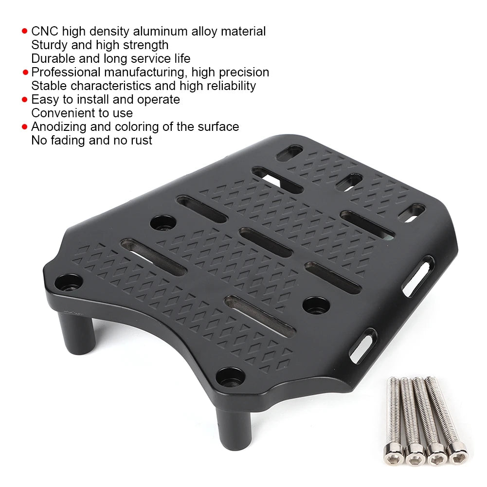 Rear Luggage Rack Carrier Motorbike Alloy Tail Case Bracket Extender