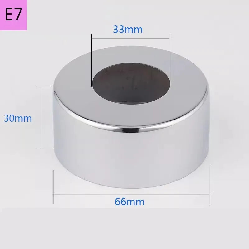 2PCS Stainless Steel Faucet Pipe Decorative Cover 1/2" 3/4" 1"