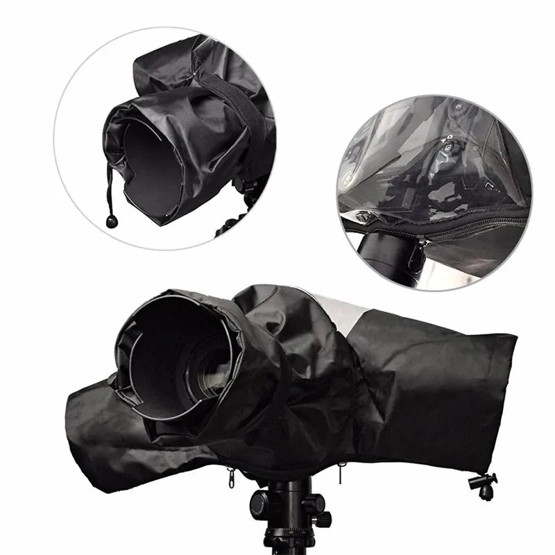 Photography SLR lens camera rain cover camera nylon rain cover medium and telephoto lens rain cover waterproof Peaceful Pleasures Health and Wellness