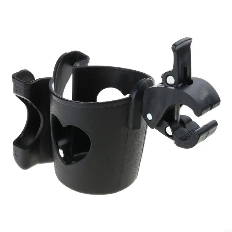 2-in-1 Stroller Cup & Phone Holder – Adjustable Pushchair Organizer