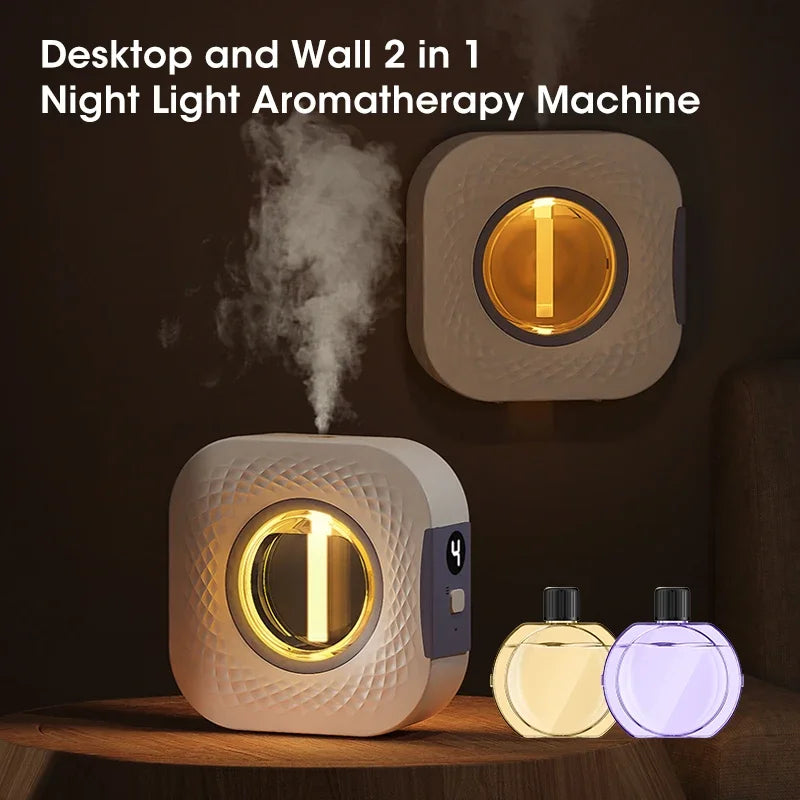 2024 New Diffuser Aromatherapy Machine USB Smart Air Purifier with Display for Kitchen Toilet Bathroom Car Air Deodorization Peaceful Pleasures Health and Wellness