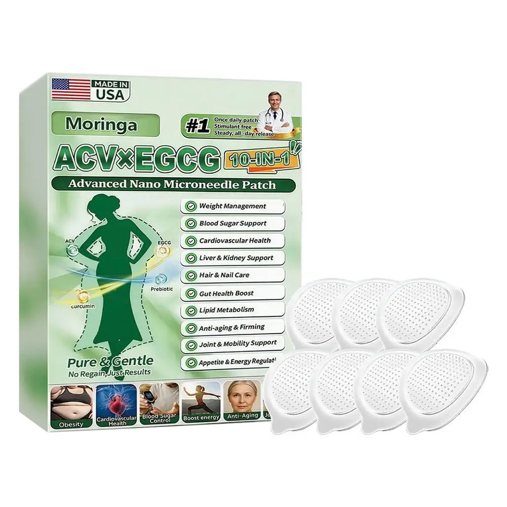 Moringa Nano Microneedle Patches – Body Firming & Wellness