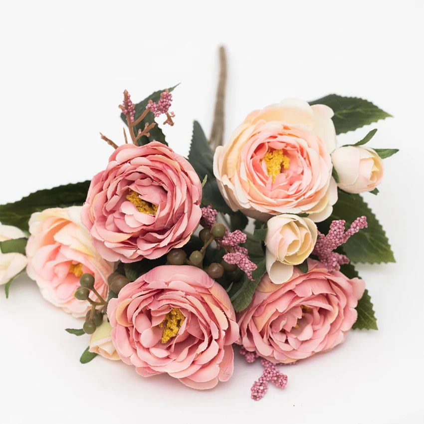 Silk Peony Artificial Flowers – Wedding & Home Décor