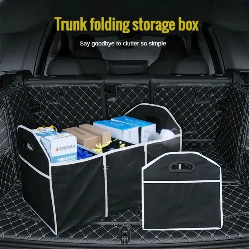Car Trunk Organizer – Foldable Waterproof 3-Compartment Bag