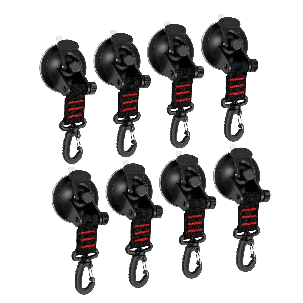 1/4/8PC Multi Suction Cup Heavy Duty Portable Adjustable Hook Car Suction Cup Kitchen Bathroom Outdoor Camping Tent Sucker Peaceful Pleasures Health and Wellness Upgrade 8pc