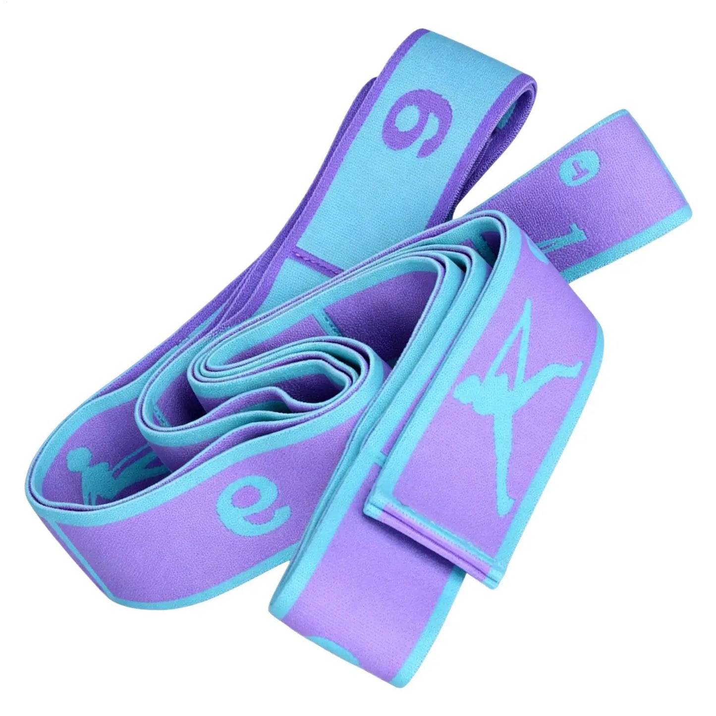 12-Grid Yoga & Dance Stretch Band | Elastic Resistance Strap