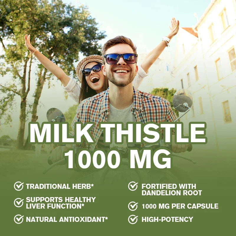 BEWORTHS Milk Thistle 1000mg Capsules – Liver Support Peaceful Pleasures Health and Wellness