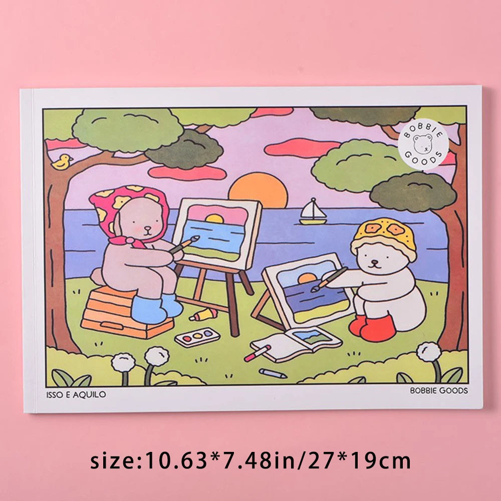 Coloring Book DIY Hand Drawn Adult Decompression Self-healing Drawing