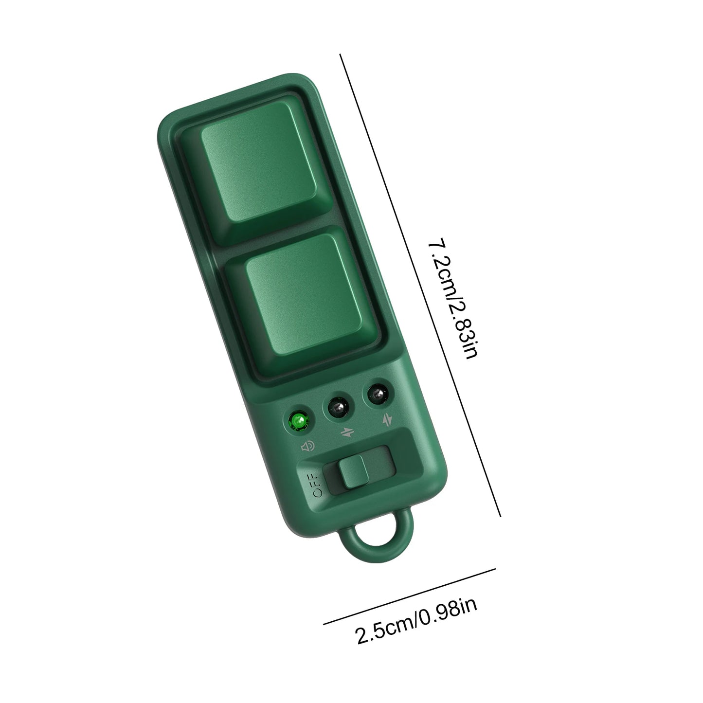 Bluetooth Fingertip Remote – TikTok Scroll, eBook & Camera Peaceful Pleasures Health and Wellness green