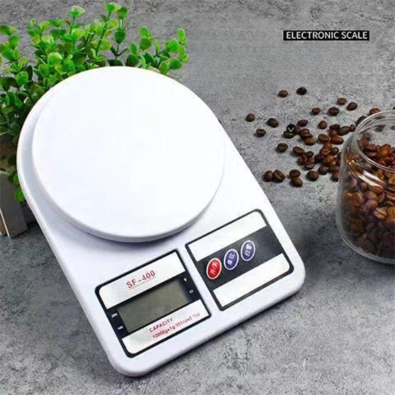 10kg X1g High-precision Digital Kitchen Electronic Scale Food and Medicinal Material Cooking Baking Cakes Measurement Scale Peaceful Pleasures Health and Wellness
