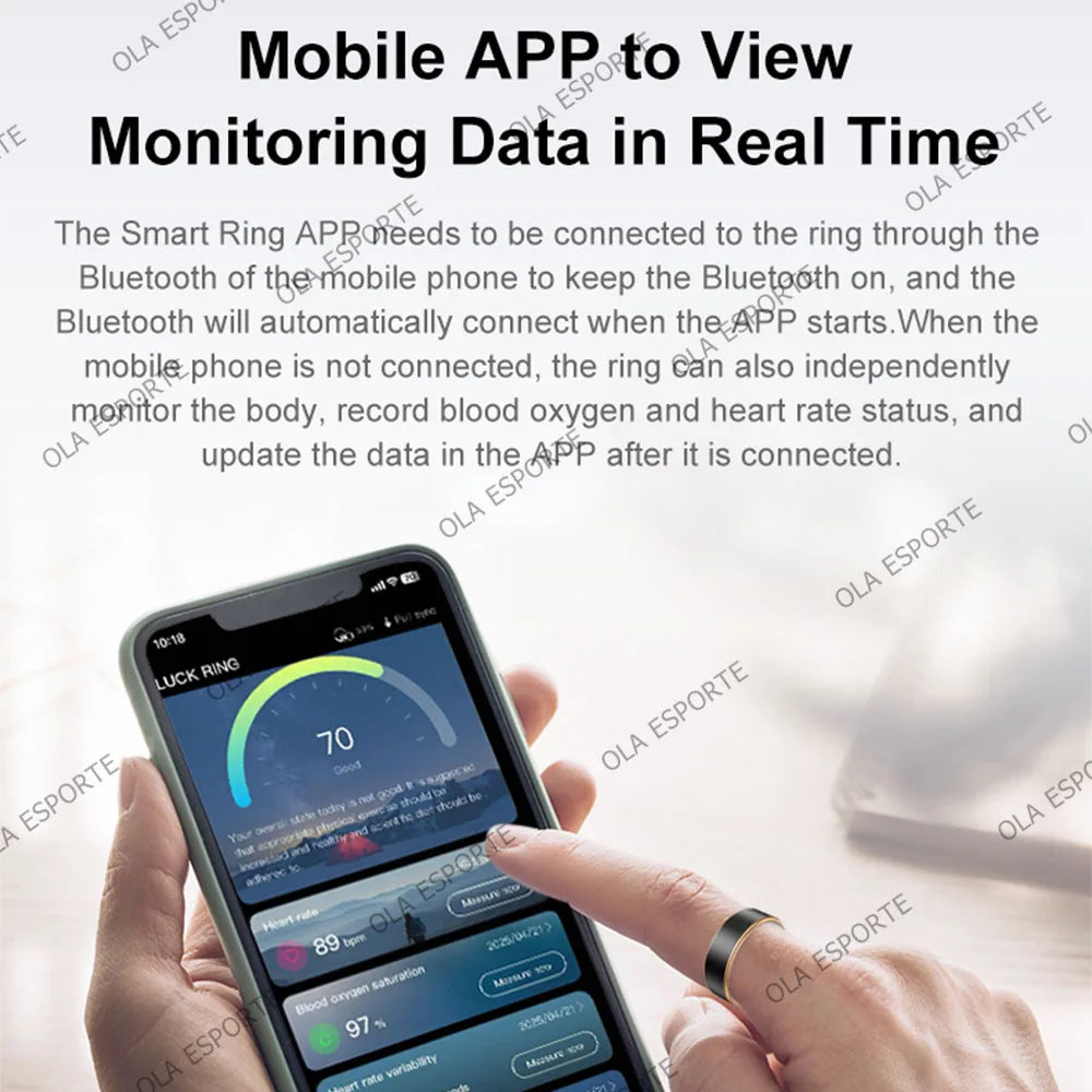 GPS Smart Ring 2025 | Sleep, Heart Rate & Fitness Tracker