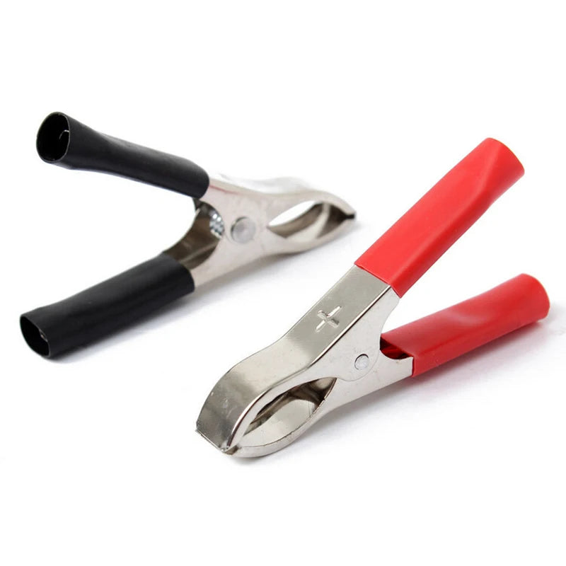 100A Insulated Alligator Clips – Car Battery Clamp Set (2pcs)