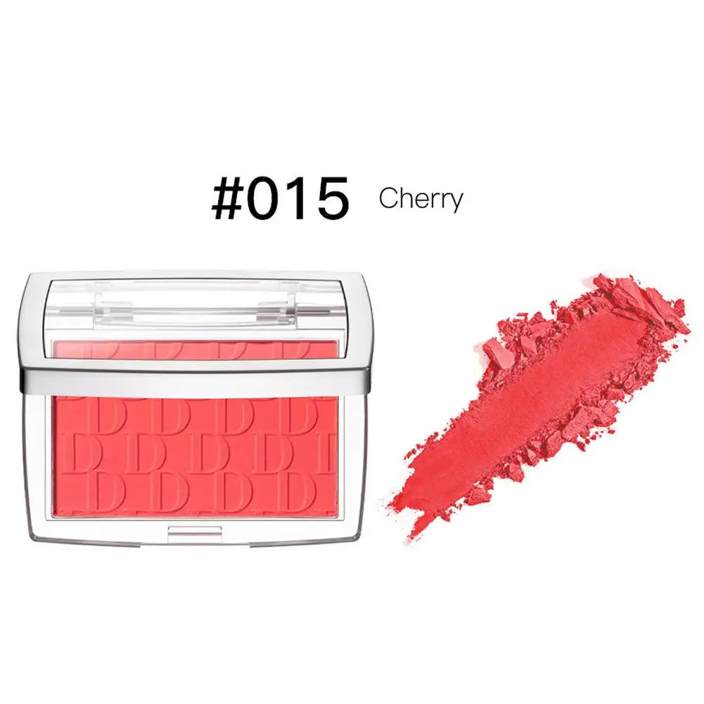 Matte Embossed Blush Palette – High-Pigment Pink & Coral Powder