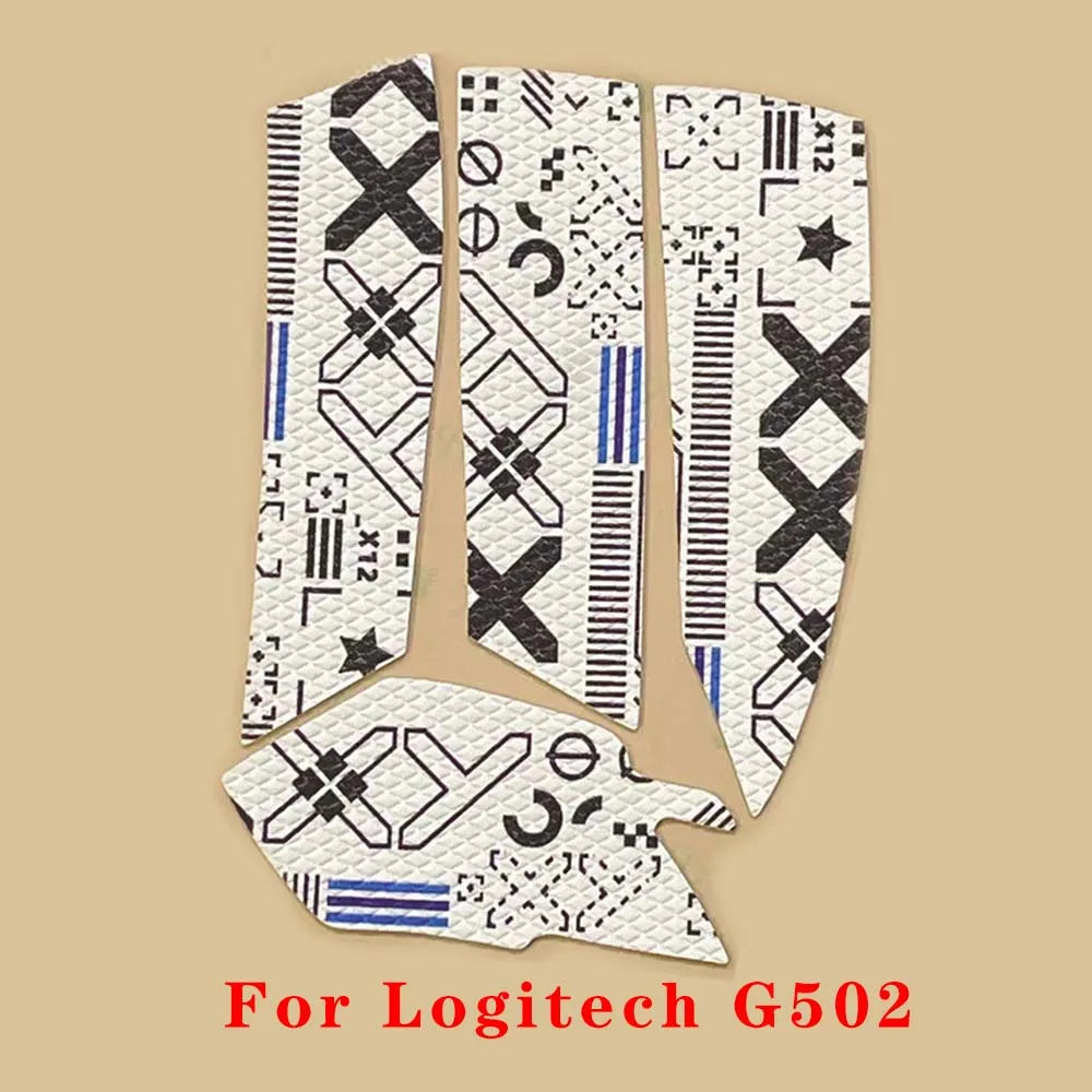 Anti-Slip Grip Stickers for Logitech G502 Mouse – PVC Sweat Peaceful Pleasures Health and Wellness G502 White