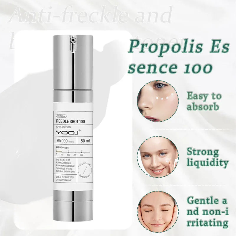 REEDLE SHOT 100 Sponge Microneedle Essence Aloe Vera Centella Asiatica Propolis Essence Hydrating Lightening Fine Line Essence Peaceful Pleasures Health and Wellness