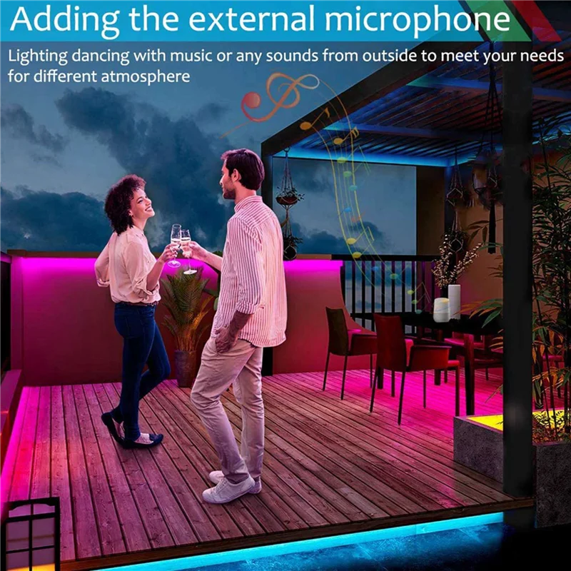 A36T-2X Wifi Smart RGB Music Controller For LED Strip Light + Infrared Remote Control 24 Keys Wireless For Color Strip Lights Peaceful Pleasures Health and Wellness
