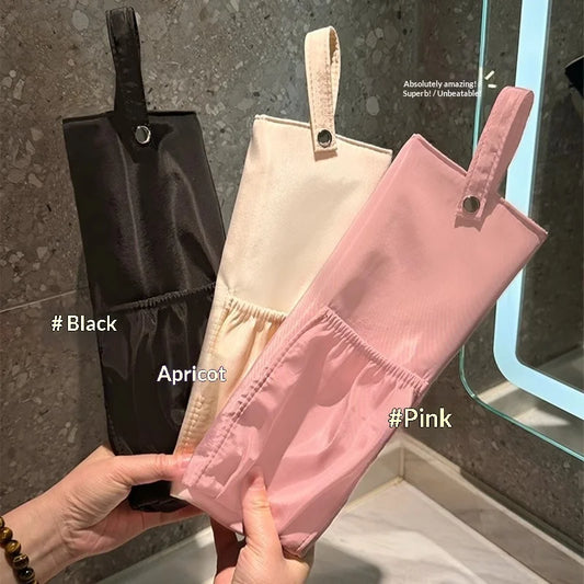 Portable Curling Iron Storage Bag Hair Dryer Travel Storage Bag Reusable Zippered Storage Bag Travel Accessories Peaceful Pleasures Health and Wellness