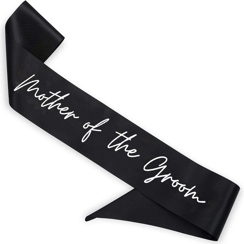 Bridal Sash – Bride, Bridesmaid & Bachelorette Party Sashes Bridal Party Sash Peaceful Pleasures Health and Wellness mother of the groom