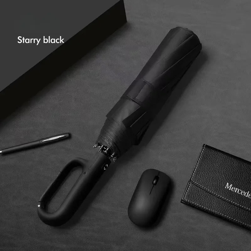 Automatic Folding Umbrella – UV Sunshade, Windproof | Men & Women