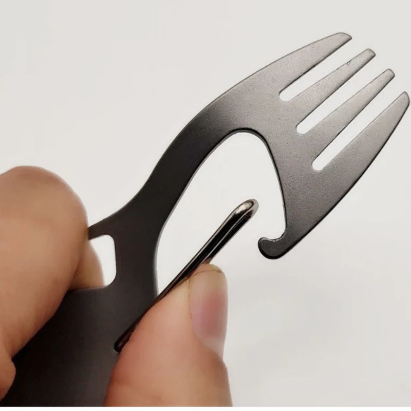Titanium Spork – Lightweight Camping Fork & Spoon Utensil Camping Spork Peaceful Pleasures Health and Wellness