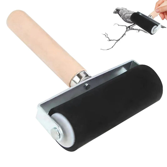 Rubber Roller Brayer Tool for Printmaking, Ink & Art Crafts Printmaking Brayer Roller Peaceful Pleasures Health and Wellness