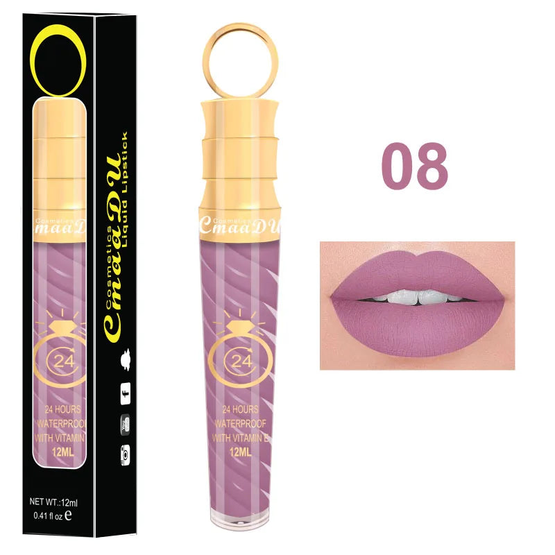 Cmaadu Matte Lip Gloss – Waterproof Long-Lasting Non-Stick