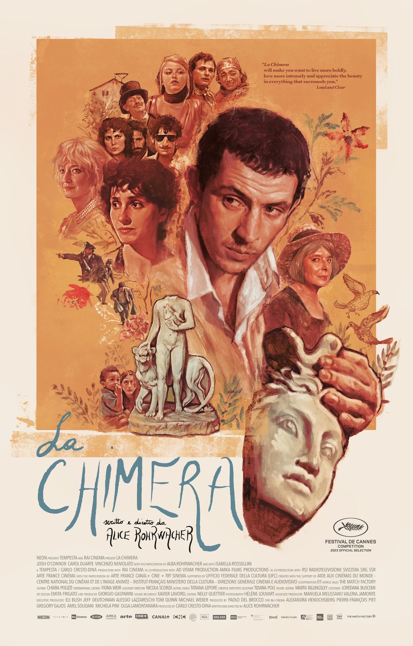 La Chimera Movie Poster Canvas Wall Art Print | Home Decor