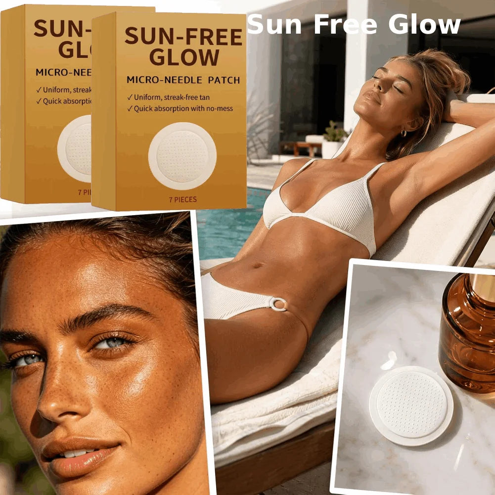 7PCS Sunless Patches Quickly Achieve a Natural Tanning Effect Safe Non-irritating Eliminating Uneven Color Body Care for Women Peaceful Pleasures Health and Wellness