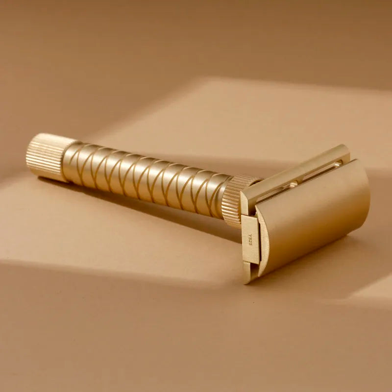 2026 New Arrival！Yaqi Brass V2 Safety Razor 100% Brass Material Adjustable With 90mm Length 12mm Diameter - the Final Cut Peaceful Pleasures Health and Wellness