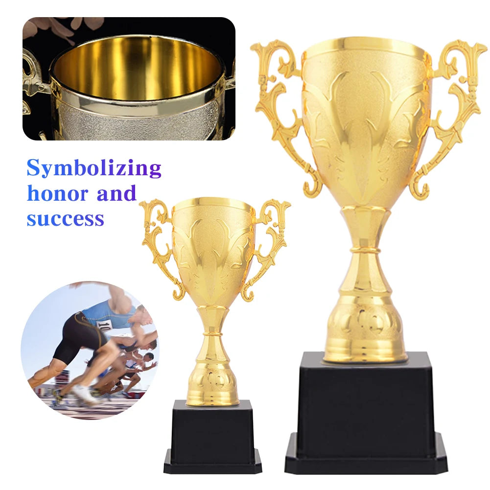Award Trophy Cup with Dual Handles – Sports & Achievement Prize Peaceful Pleasures Health and Wellness