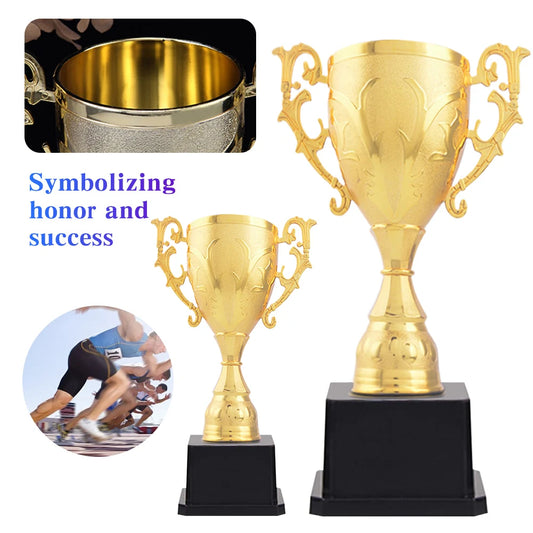 Award Trophy Cup with Dual Handles – Sports & Achievement Prize Peaceful Pleasures Health and Wellness