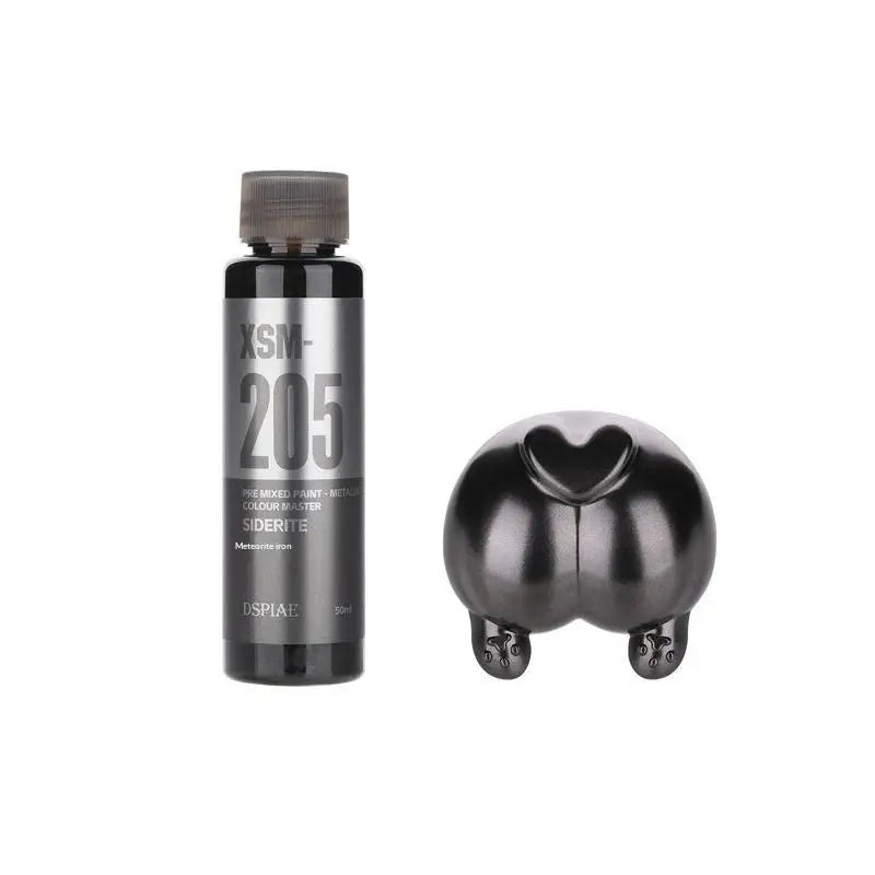50ml Water-Based Pre-Mixed Metal Paint for Scale Models & Airbrush