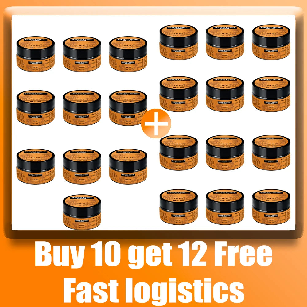 Effective Quick Tanning Booster Cream for Summer Peaceful Pleasures Health and Wellness 22pcs