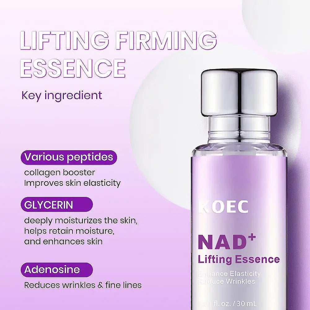 PDRN Korean Nad Plus Facial Essence Brightening Moisturizing Youth Serum Elastic Firming Lifting Skin Care 30ml Peaceful Pleasures Health and Wellness