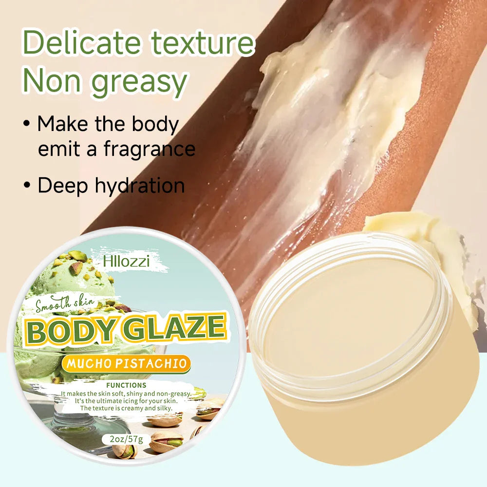 Pistachio Body Oil & Glaze Set – Moisturizing Roller Oil