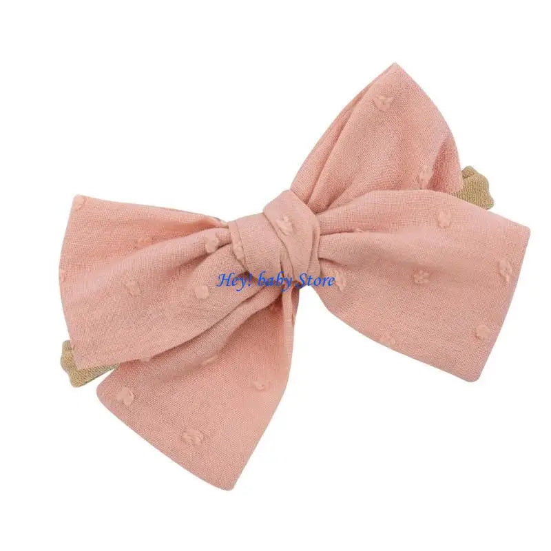 Baby Girl Bowknot Headband | Soft Elastic 0–24 Months