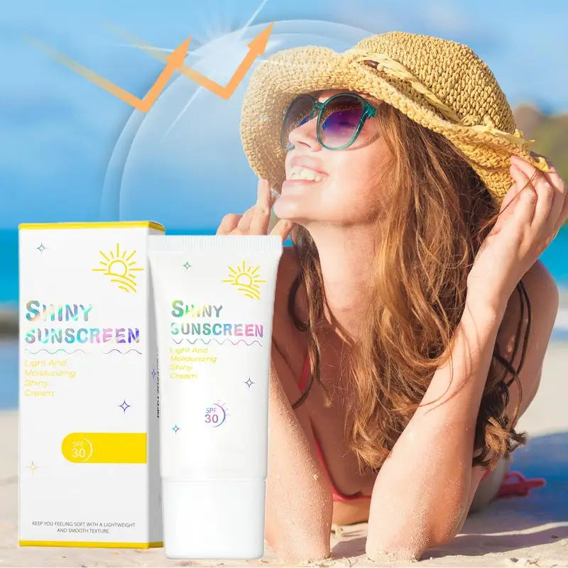 SPF 30 Pearlescent Glow Sunscreen – Face & Body, 28g