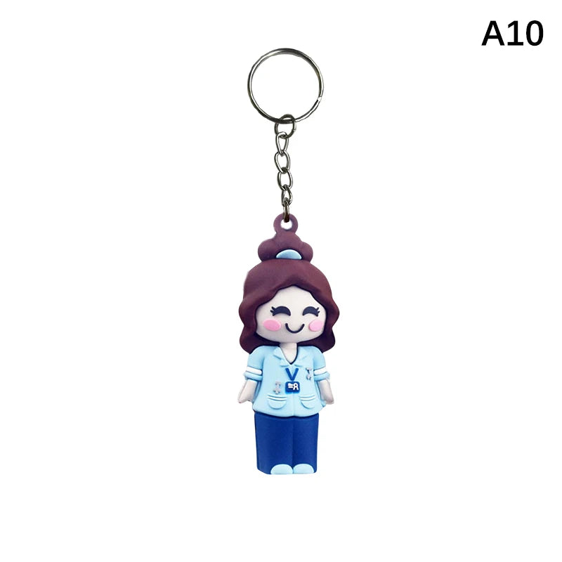 Paw Print Ampoule Bottle Opener Keychain for Nurses & Doctors Medical Keychain Tool Peaceful Pleasures Health and Wellness A10