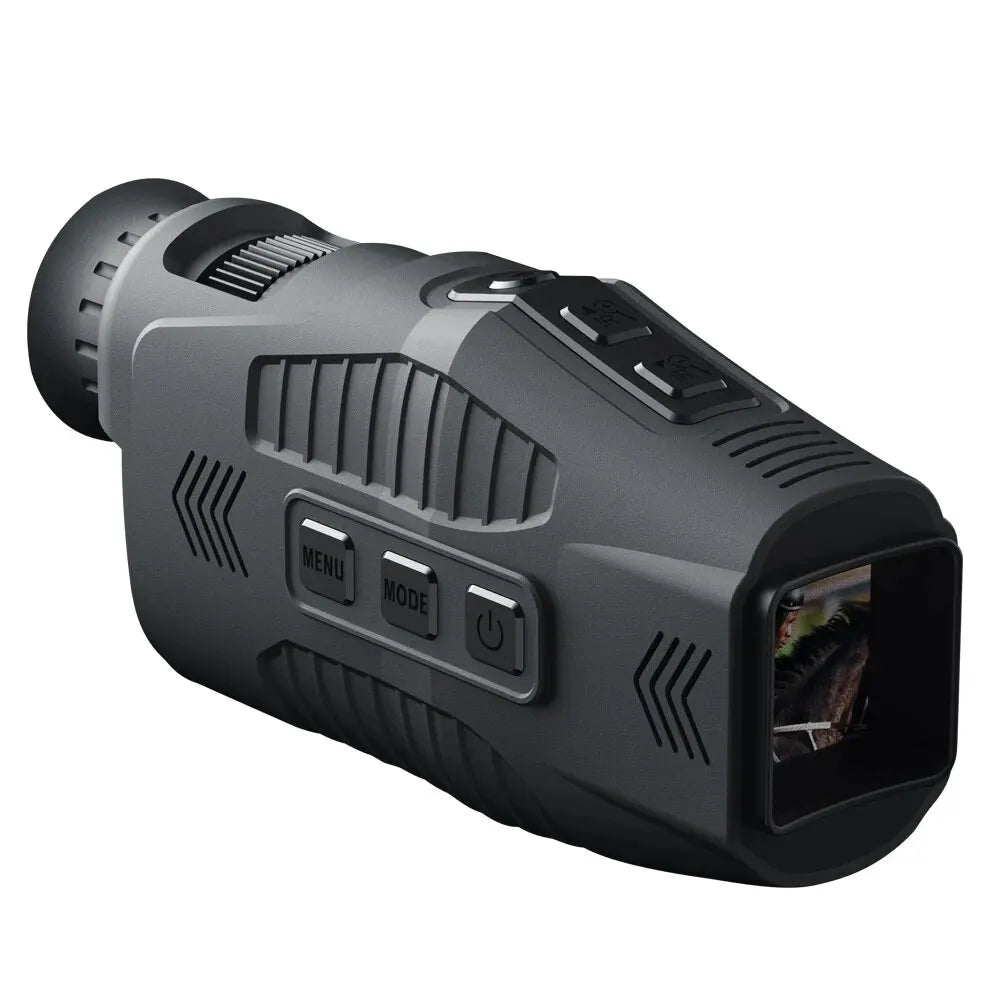 R11 1080P Monocular Infrared Night Vision Device Day Night Use Photo Video 5X Digital 300M Full Dark Viewing Distanc For Hunting Peaceful Pleasures Health and Wellness Black
