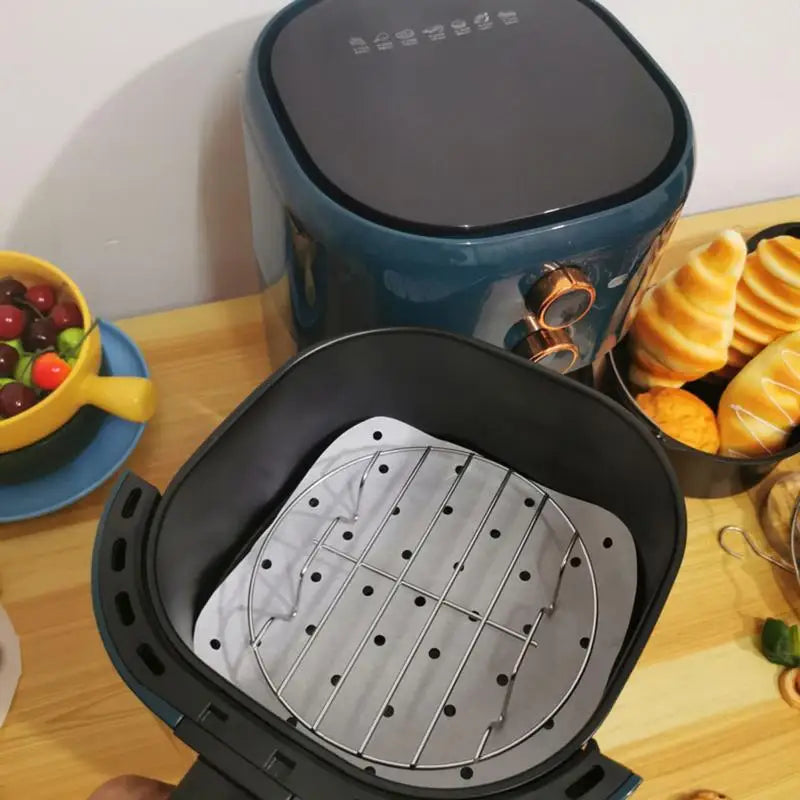 Round Cooling Rack 6/7/8 Inch Stainless Steel Cooking Steaming Roasting Rack for Oven Pot Air fryer Pressure Cooker Cake Pan Peaceful Pleasures Health and Wellness