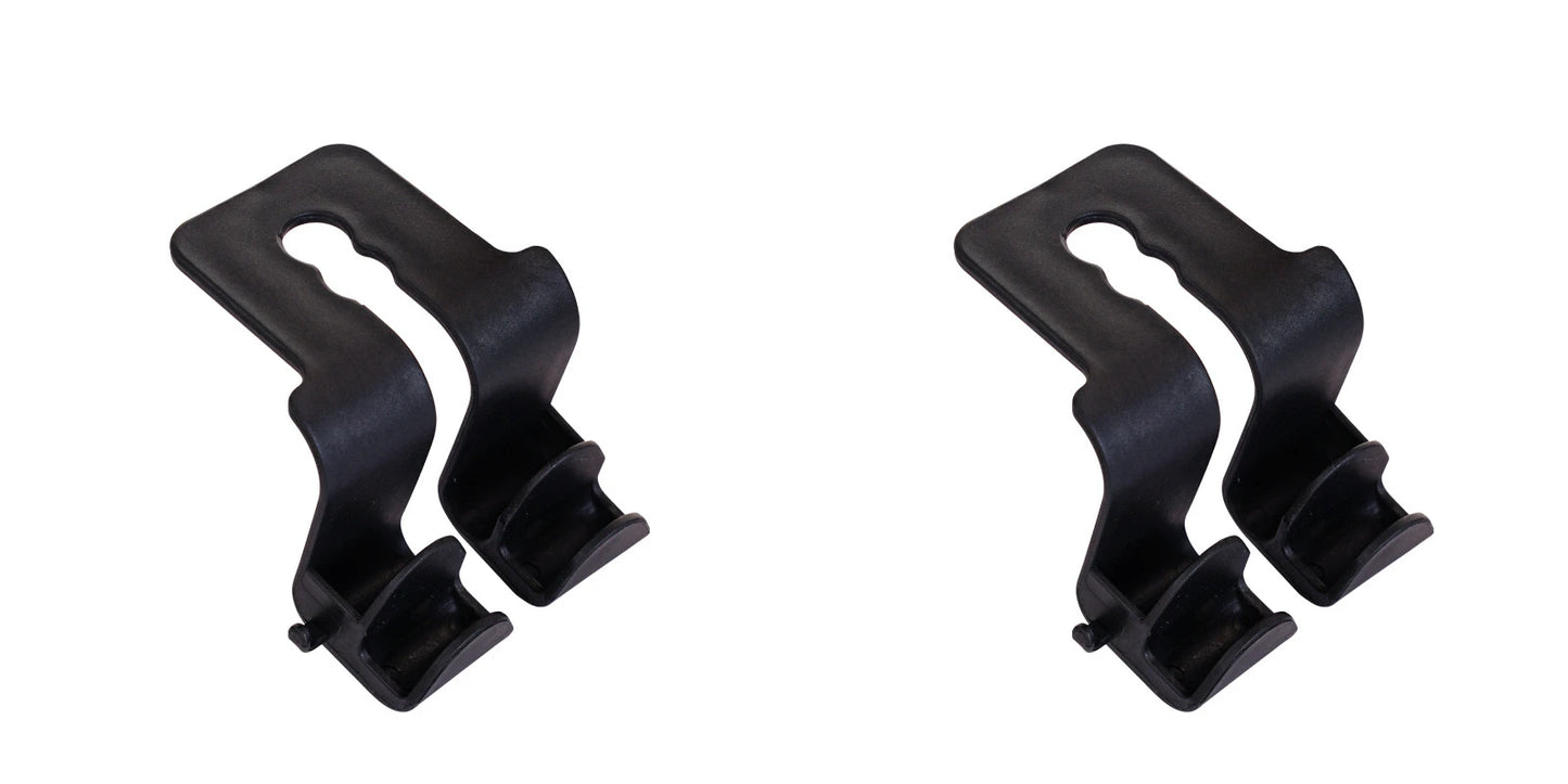 2/4Pcs Car Headrest Hooks Hanger for Bags Seat Back Organizer Holder Clips Auto Fastener Hooks Car Storage Interior Accessories Peaceful Pleasures Health and Wellness 2pcs-black