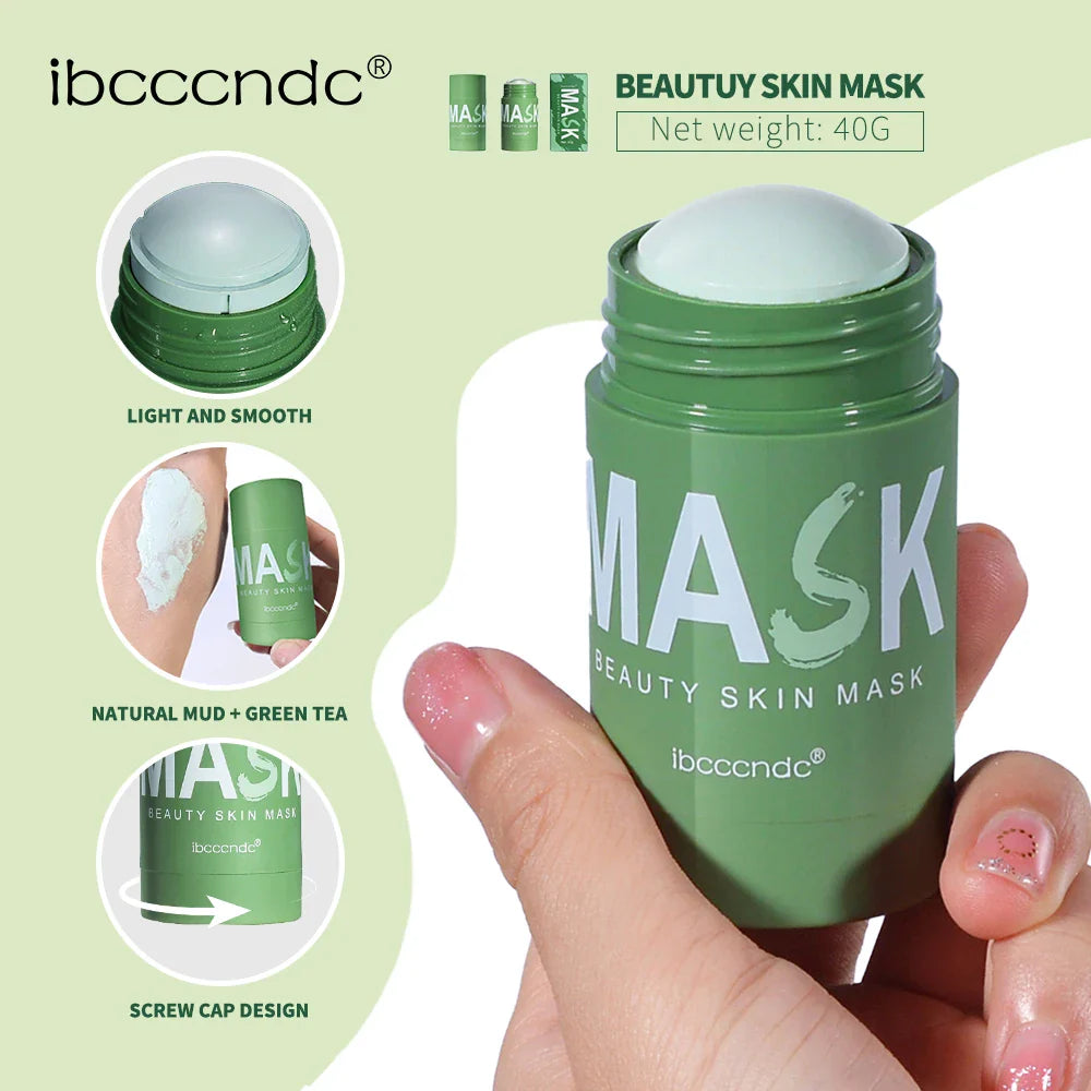 Green Tea Cleansing Stick Face Mask 40g – Oil Control