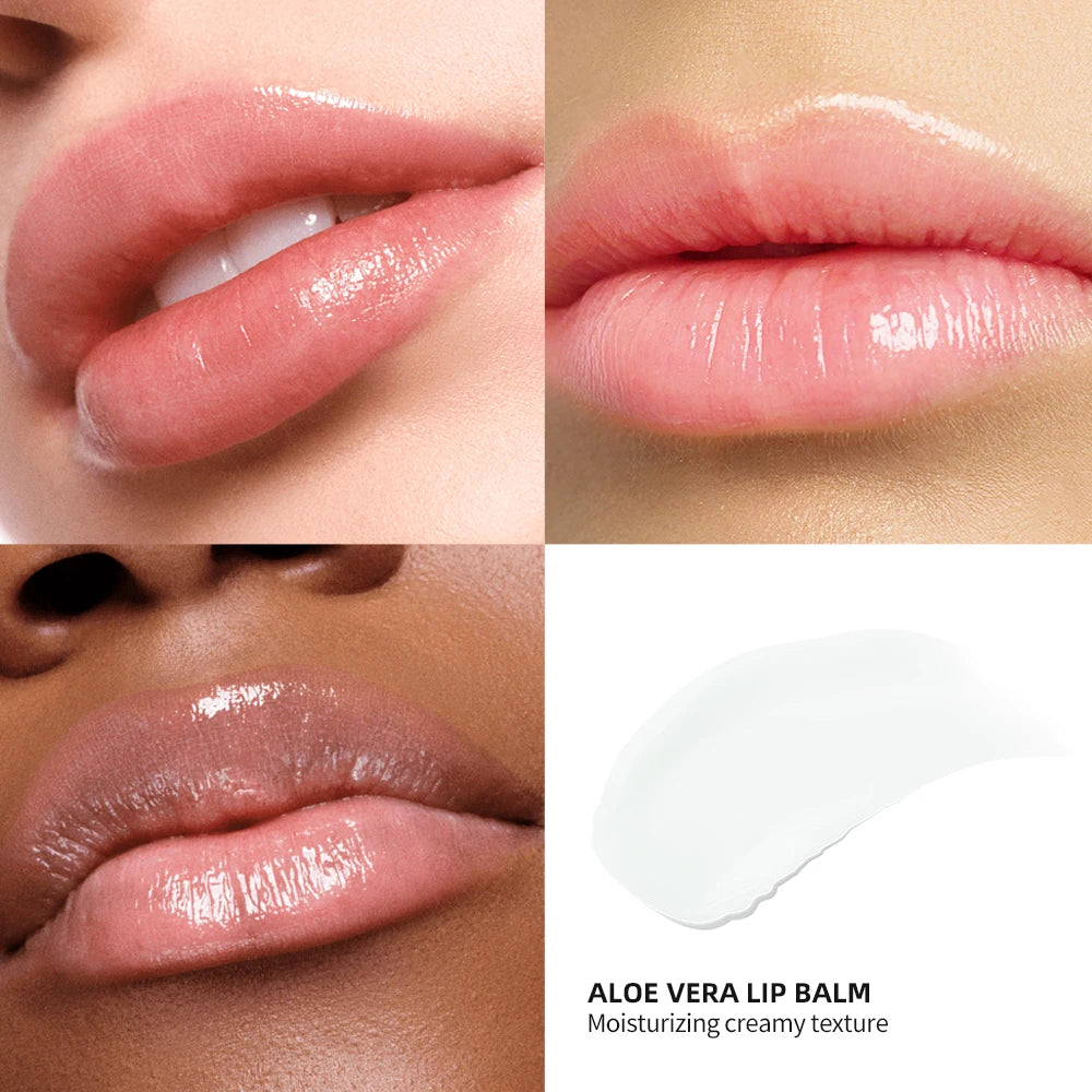Natural Aloe Vera Lipstick Long-Lasting Refreshing Moisturizing Daily Care Lip Balm Fade-Resistant Nourishing Lip Care Peaceful Pleasures Health and Wellness
